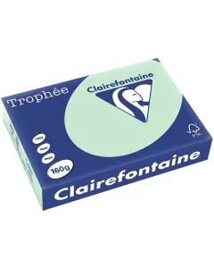 Ramette de papier Trophée de 250 feuilles A4 160g - Vert Clair : CLAIREFONTAINE Photo