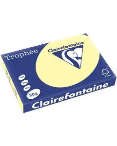 Ramette de papier Trophée de 500 feuilles A4 - Canari : CLAIREFONTAINE Modèle