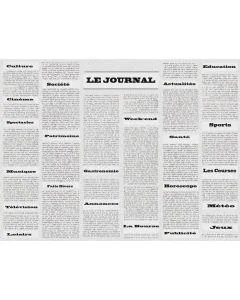 Sets de Table Restaurant - Motif Journal COGIR Lot de 400