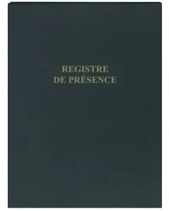 Registre de Présence aux Assemblées ELVE D74 Exemple