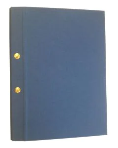 ELVE D91 Reliure d'archives de Notaire - Bleu Classeur à vis