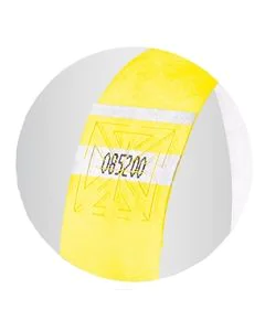 Bracelets d'identification - Jaune fluo : SIGEL Super Soft  Lot de 120 image