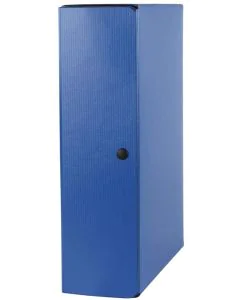 Photo ELBA  : Boîte de classement - Dos 80 mm - Bleu 400000988