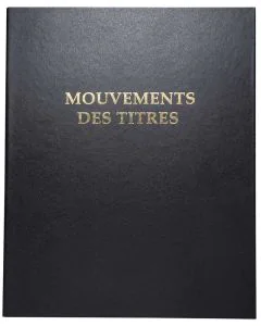 EXACOMPTA 4603E Registre des mouvements de Titres