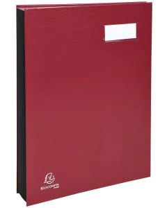 EXACOMPTA : Parapheur Direction de 18 compartiments - Bordeaux photo