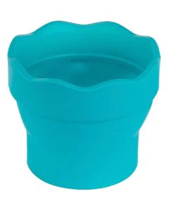 Gobelet à eau pour peinture Turquoise FABER-CASTELL Clic ET Go