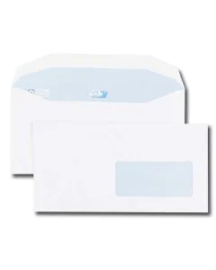 Lot de 1000 Enveloppes avec fenêtre DA - 115 x 225 mm : GPV Visuel