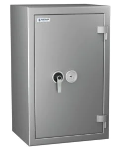 HARTMANN Zephir Duo 3123  :  Coffre-fort ignifuge ouvert - Serrure à clés - Classe 3 - 123 L