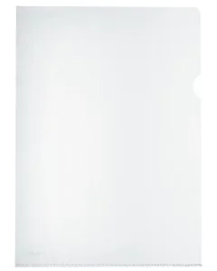 Lot de 100 Pochettes à coins A4 - PP 0,11 - Transparent : HERLITZ Visuel