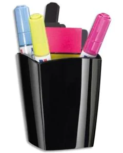 Image Pot à crayons magnétique - Noir CEP Glass Board