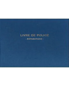 Registre Bijoutier Réparateurs Livre de police pour métaux précieux  14182 ELVE