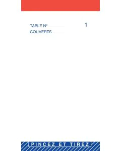 Bloc MAITRE D'HOTEL Commande Restaurant - 150 x 85 mm 2232 ELVE Modèle