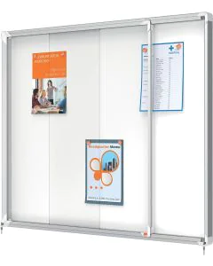 Photo Vitrine - Porte coulissante - 15 feuilles A4 : NOBO 1902609