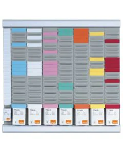 Kit Planning hebdomadaire - OFFICE PLANER - 7 bandes 24 fiches : NOBO Visuel