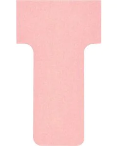 Fiches T - Indice 1 / 28 mm - Rose : NOBO Lot de 100 Visuel