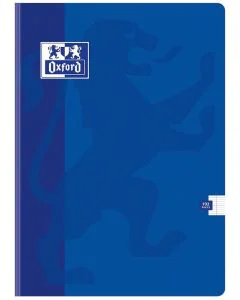 Cahier 192 pages Grands carreaux A4 - 210 x 297 mm OXFORD Bleu