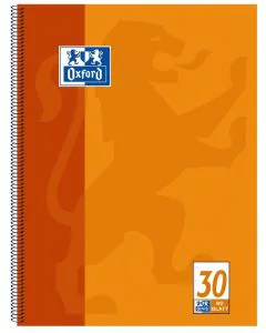 Photo OXFORD : Cahier à spirale - 160 pages unies A4+ 100050359