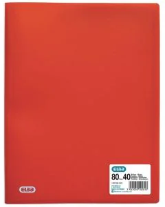 Photo ELBA Protège-documents de 40 pochettes - Rouge 100206243