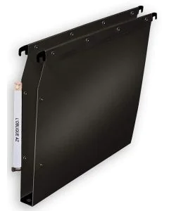 Photo Dossiers suspendus - 30 mm - Noir : L'OBLIQUE Lot de 10