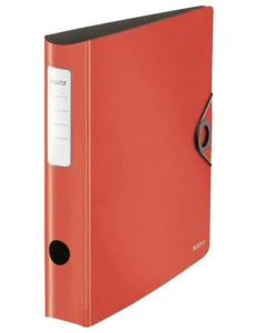 Photo Classeur à levier - Dos 65 mm - Rouge clair : LEITZ Active Solid 1048-10-20