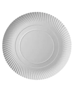 Assiette jetable en carton - Diamètre de 320 mm PAP STAR Pure