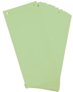 Photo Intercalaires bristol - 240 x 105 mm - Vert EXACOMPTA Image