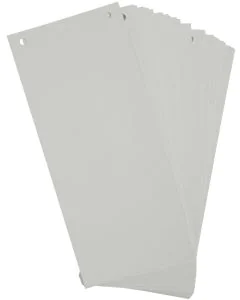 Photo Intercalaires bristol - 240 x 105 mm - Gris EXACOMPTA Image