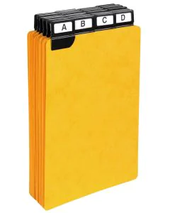 Photo Guides alphabétiques - Pour fiches 148 x 105 mm Portrait EXACOMPTA Lot de 24 Image