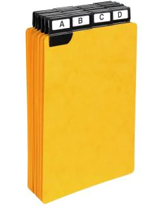 Photo Guides alphabétiques - Pour fiches 210 x 148 mm - Format Portrait EXACOMPTA Lot de 24 Image