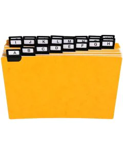 Photo Guides alphabétiques - Pour fiches 148 x 210 mm - Format Paysage EXACOMPTA Lot de 24 Image