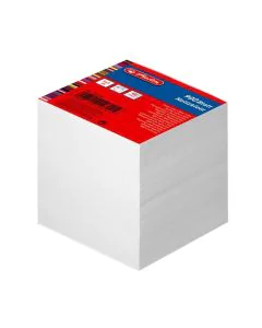 Photo Bloc notes cube de feuilles - Blanc - 90 x 90 mm : HERLITZ 146225