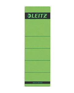 Photo Etiquettes Dos de classeur - 61 x 192 mm - Vert : LEITZ Lot de 10 - 1642-00-55