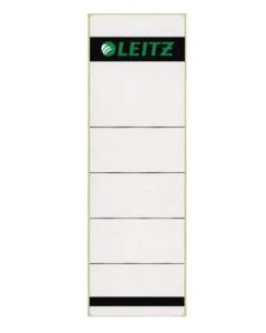 Photo Etiquettes Dos de classeur - 61 x 192 mm - Gris : LEITZ Lot de 10 - 1642-00-85