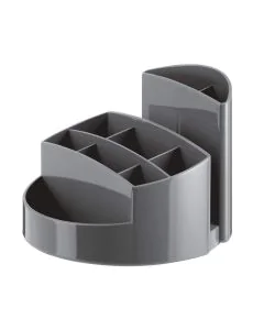 Photo Pot à crayons 9 compartiments RONDO - Gris : HAN 17460-191