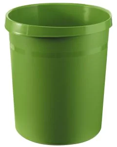 Photo Corbeille à papier Verte 18 litres GRIP HAN 18190-05 Poubelle