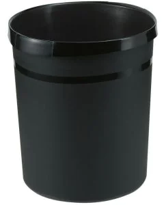 Photo Corbeille à papier 18 litres Noir HAN Grip 18190-13