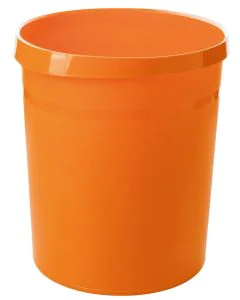 Photo Corbeille à papier 18 litres Orange : HAN Grip 18190-51