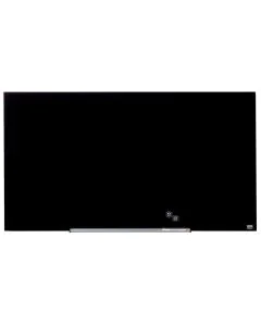 Photo Tableau magnétique en verre - Noir - 1260 x 711 mm : NOBO Diamond 1905181