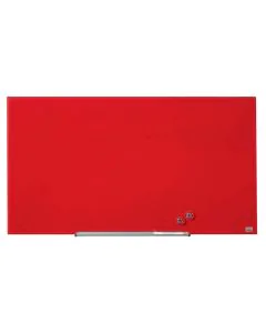 Photo Tableau magnétique en verre - Rouge - 933 x 559 mm : NOBO Diamond 1905184