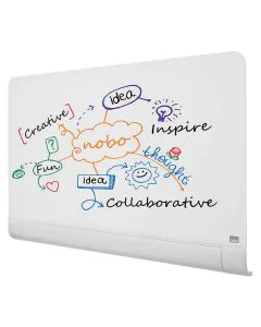 Photo Tableau design en verre - Blanc - 993 x 559 mm : NOBO Diamond 1905191