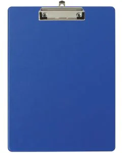 Photo Porte-bloc à pince avec pochette arrière - Format A4 - Bleu EXACOMPTA Image