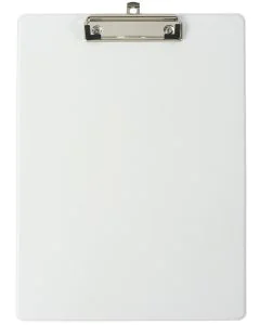 Photo Porte-bloc à pince avec pochette arrière - Format A4 - Blanc EXACOMPTA Image