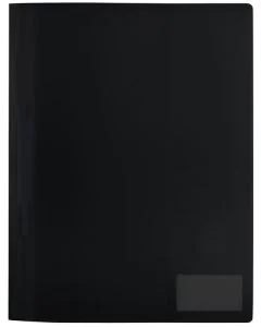 Photo Chemise à lamelles A4 en PP translucide - Noir HERMA