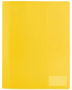 Photo Chemise à lamelles A4 en PP translucide - Jaune HERMA