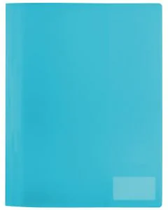 Photo Chemise à lamelles A4 en PP translucide - Bleu Clair HERMA