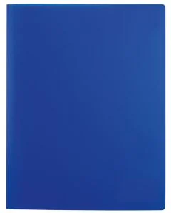 Photo Chemise à lamelles A4 en PP translucide - Bleu Foncé HERMA