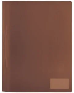 Photo Chemise à lamelles A4 en PP translucide - Brun HERMA