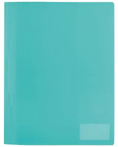 Photo Chemise à lamelles A4 en PP translucide - Turquoise HERMA