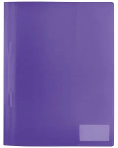 Photo Chemise à lamelles A4 en PP translucide - Violet HERMA