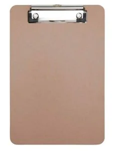 Image Porte-bloc en bois A5 - 160 x 240 mm MAUL Pince pour feuilles